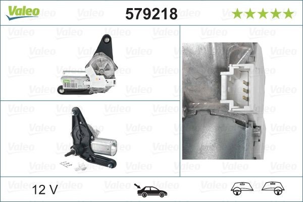 VALEO Wiper motor Article number: 579218 cheaply