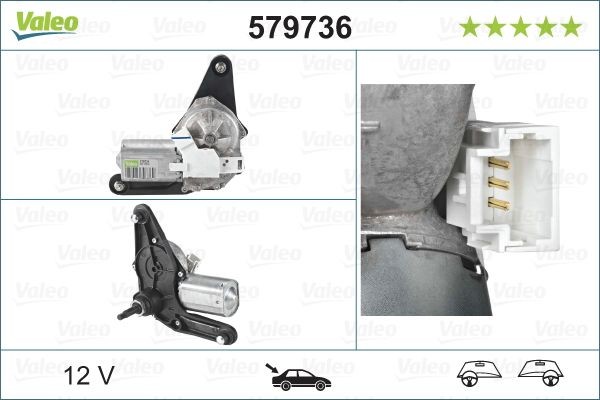 VALEO Wiper motor Article number: 579736 cheaply