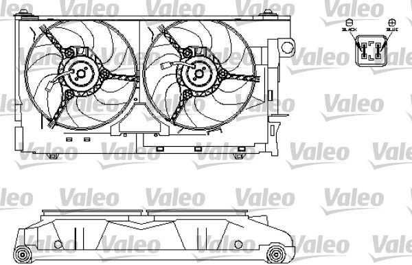 VALEO Fan, radiator Article number: 696213 cheaply