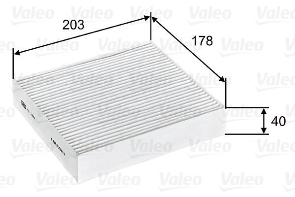 VALEO Pollen filter Article number: 715603 cheaply
