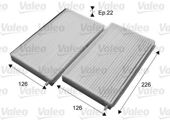 VALEO Pollen filter Article number: 715657 cheaply
