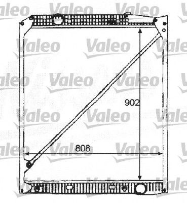 VALEO Engine radiator Article number: 732217 cheaply