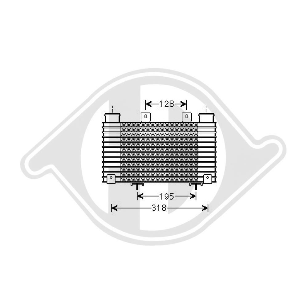 DIEDERICHS Intercooler Article number: DCA1078 cheaply