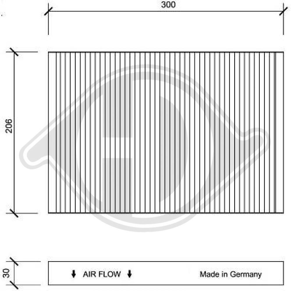 DIEDERICHS Air conditioning condenser Article number: DCC1017 cheaply