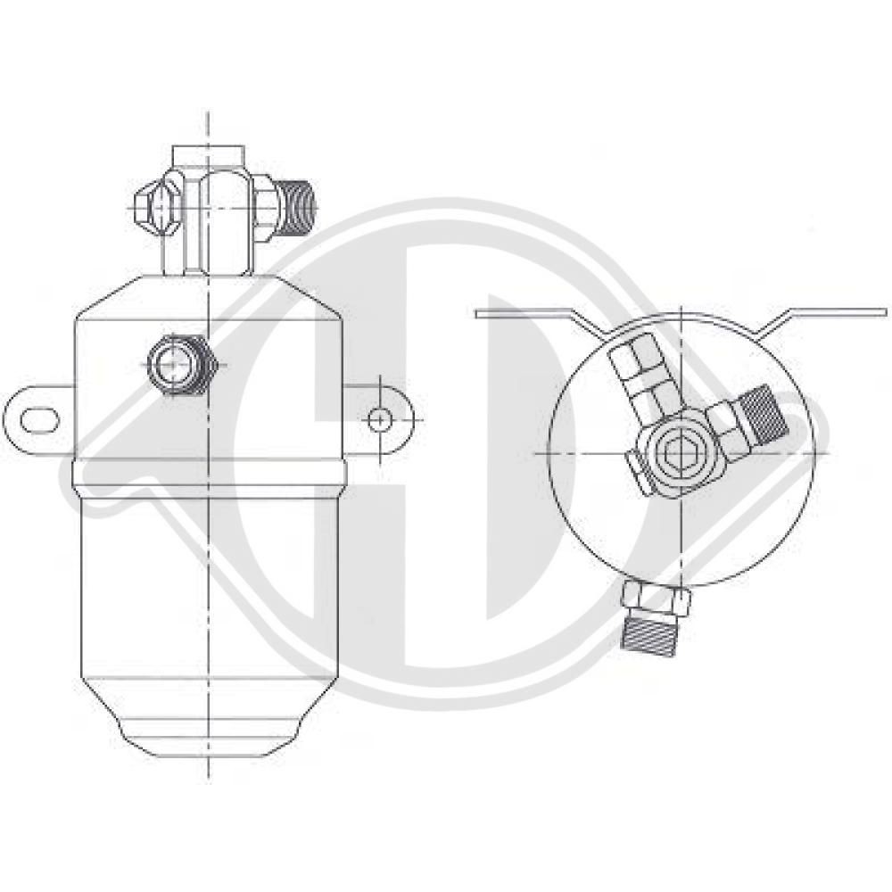 DIEDERICHS Dryer, air conditioning Article number: DCT1043 cheaply