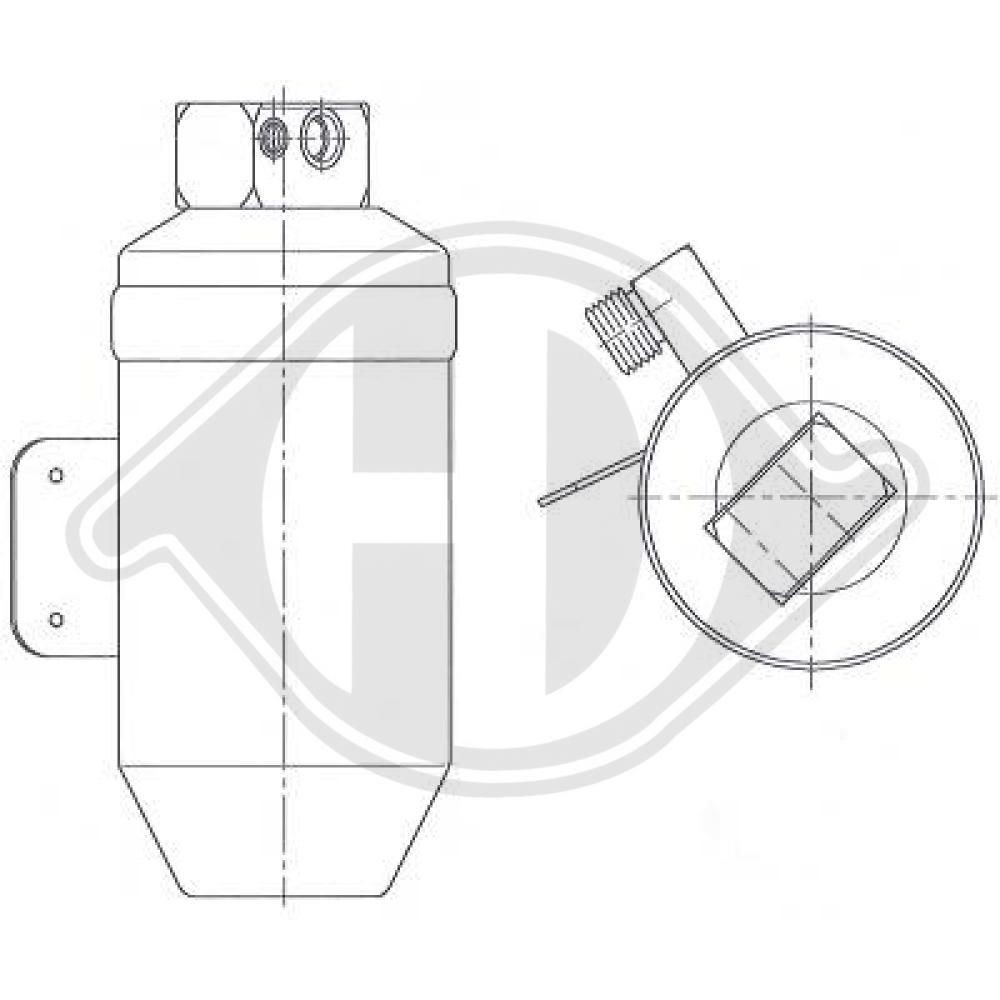 DIEDERICHS Dryer, air conditioning Article number: DCT1169 cheaply