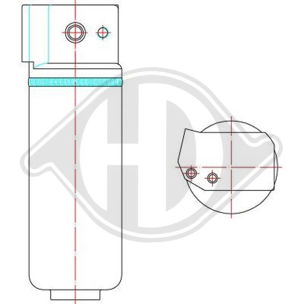 DIEDERICHS Tørfilter aircondition Varenummer: DCT1198 billige