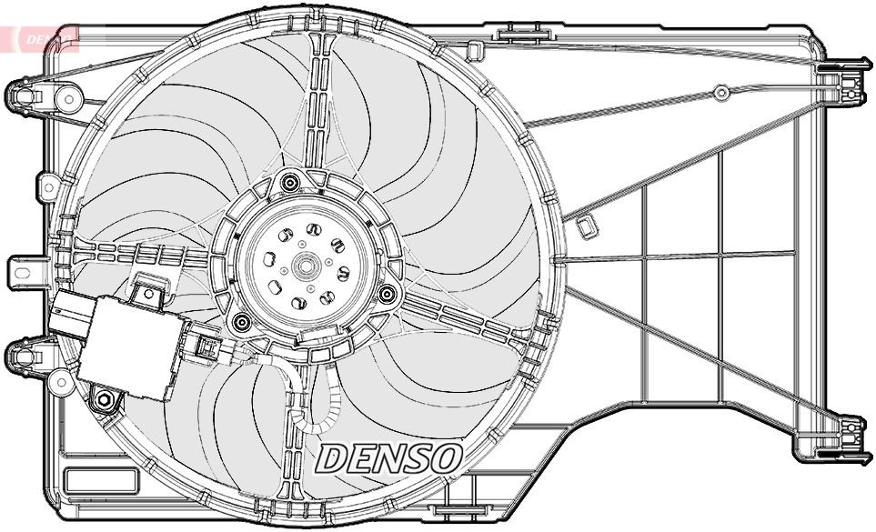 DENSO Køleventilator Varenummer: DER20001 billige