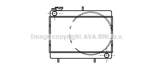 PRASCO Engine radiator Article number: DF2001 cheaply
