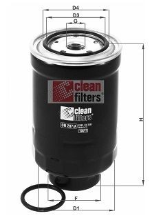 CLEAN FILTER Fuel filter Article number: DN 287/A cheaply