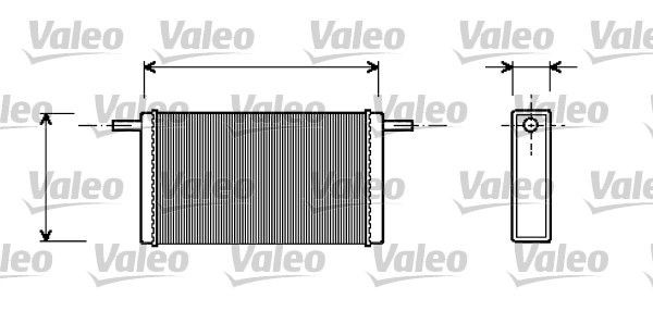 VALEO Heater matrix Article number: 812245 cheaply