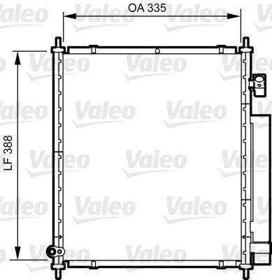 VALEO Air conditioning condenser Article number: 814241 cheaply