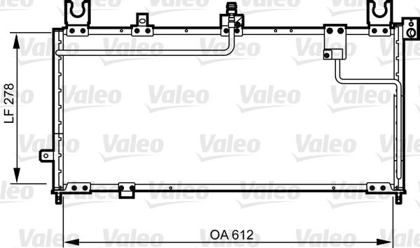 VALEO Kondensaator, kliimaseade Artikli number: 814253 soodsalt