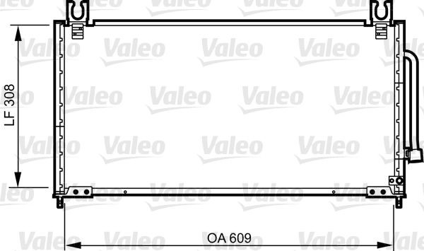 VALEO Air conditioning condenser Article number: 814257 cheaply
