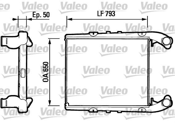 VALEO Intercooler Article number: 816717 cheaply