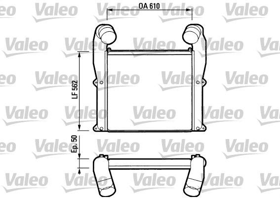 VALEO Intercooler Article number: 816793 cheaply