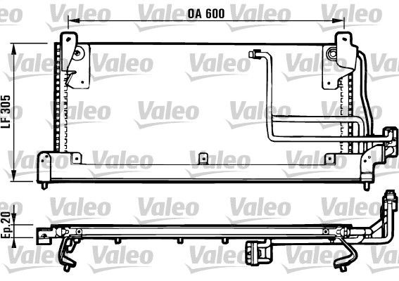 VALEO Air conditioning condenser Article number: 816902 cheaply