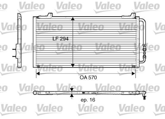 VALEO Air conditioning condenser Article number: 816921 cheaply