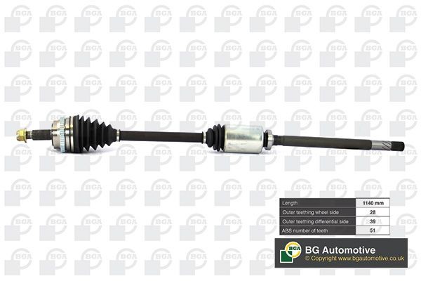 BGA Drive shaft Article number: DS7335RA cheaply