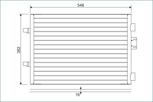 VALEO Air conditioning condenser Article number: 817602 cheaply