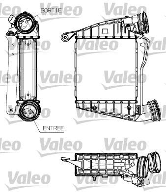 VALEO Intercooler Article number: 817635 cheaply