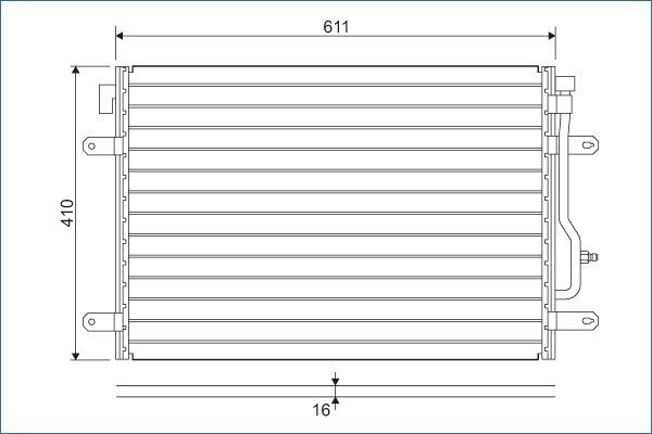 VALEO Air conditioning condenser Article number: 817741 cheaply