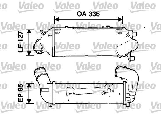 VALEO Intercooler Article number: 817899 cheaply