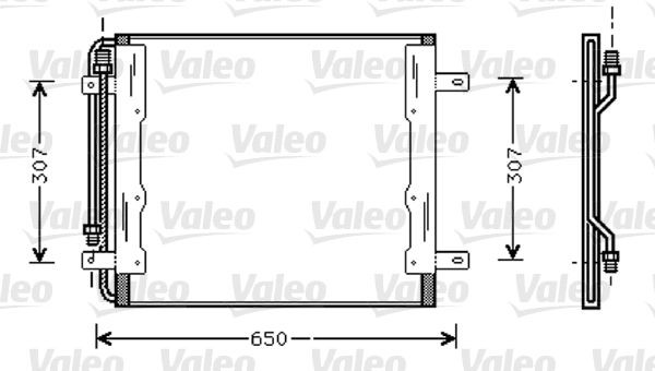 VALEO Kondensaator, kliimaseade Artikli number: 818035 soodsalt