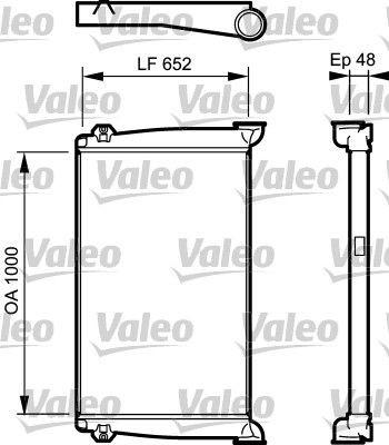 VALEO Intercooler Article number: 818775 cheaply