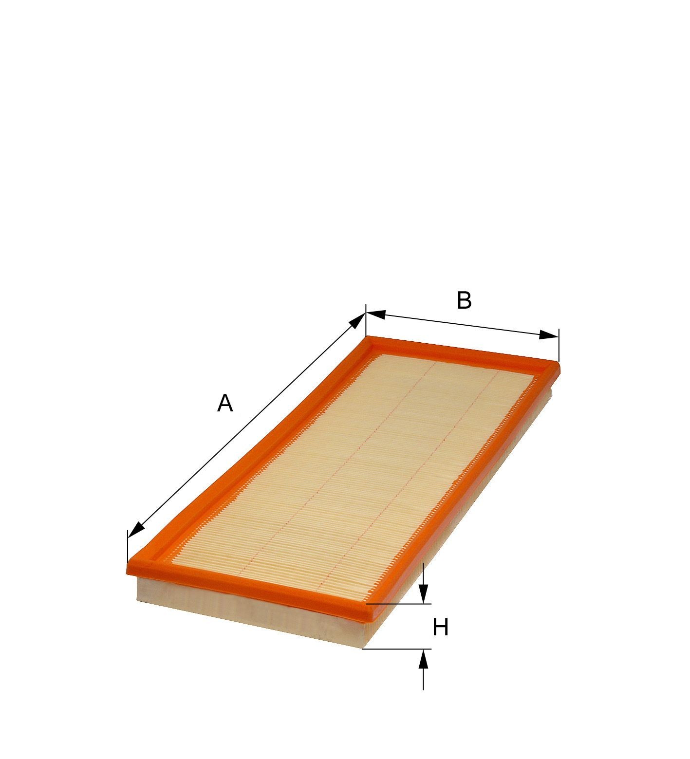 HENGST FILTER Air filter Article number: E202L cheaply