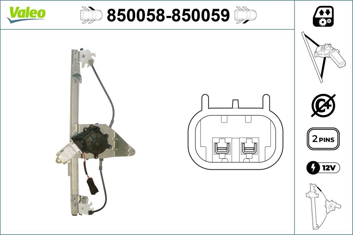 VALEO Rudehejs Varenummer: 850058 billige