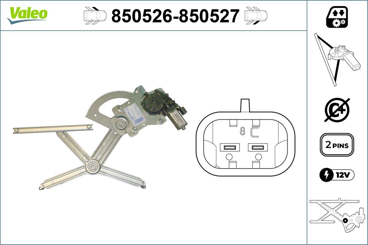 VALEO Rudehejs Varenummer: 850526 billige