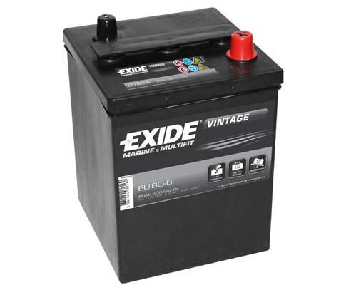 TUDOR Batteri Artikelnummer: EU80-6 billigt