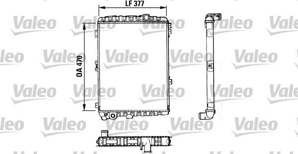 VALEO Engine radiator Article number: 883864 cheaply