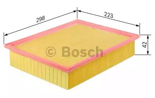 BOSCH Air filter Article number: F 026 400 390 cheaply