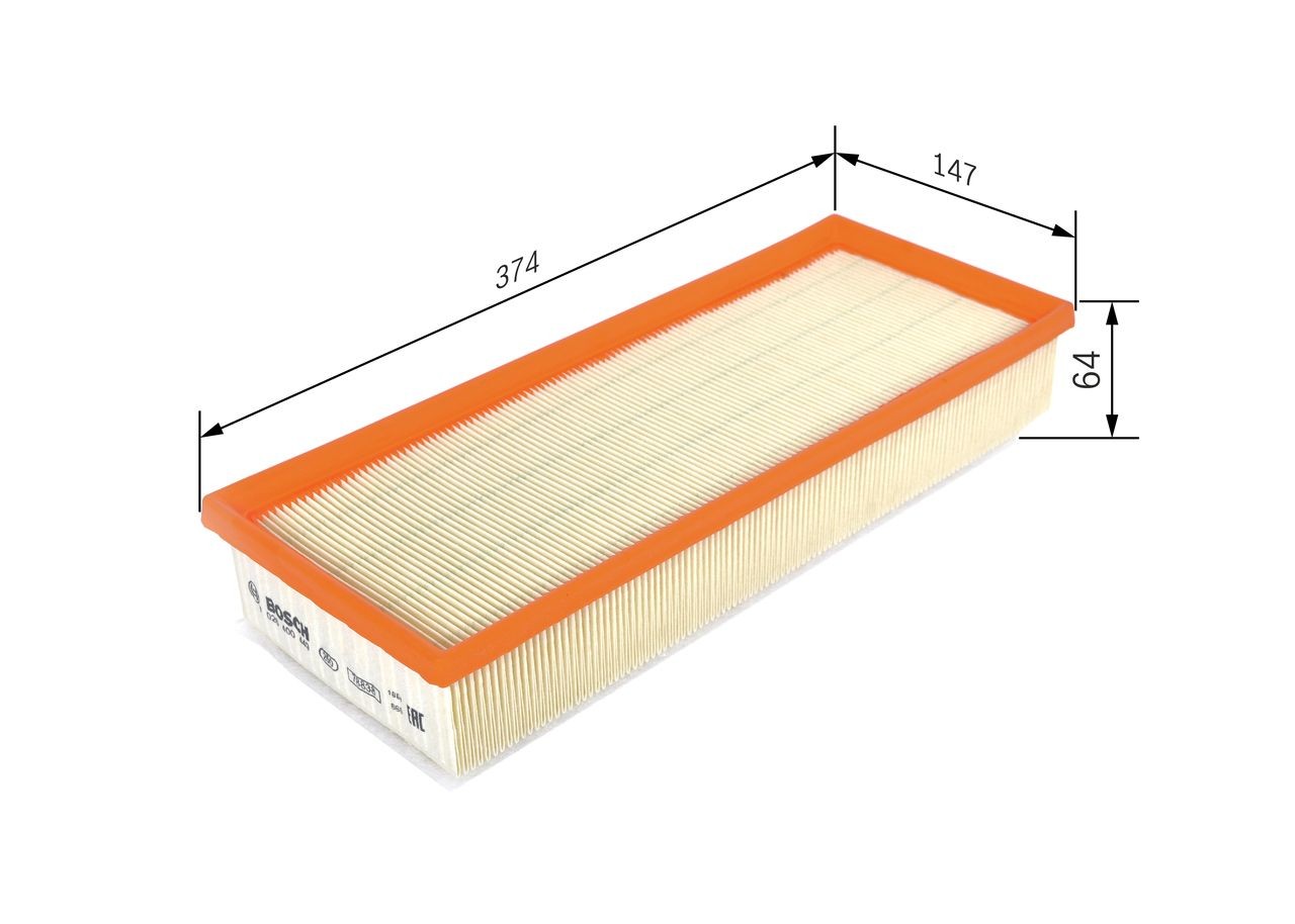 BOSCH Air filter Article number: F 026 400 449 cheaply