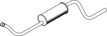 DINEX Middle- / End Silencer Article number: 50335 cheaply