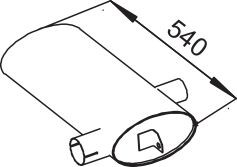 DINEX Middle- / End Silencer Article number: 50352 cheaply