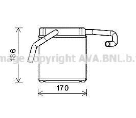 PRASCO Heater matrix Article number: FD6607 cheaply