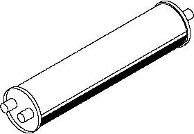 DINEX Midtre / bakre lydpotte artikkelnummer: 50315 billig