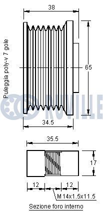 RUVILLE Timing belt kit Article number: 5582270 cheaply