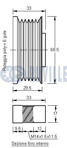 RUVILLE Timing belt kit Article number: 5582271 cheaply