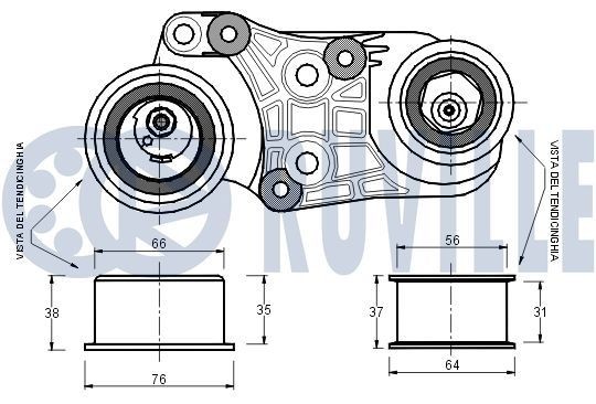 RUVILLE Timing belt kit Article number: 5585071 cheaply