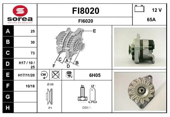 SNRA Generator Varenummer: FI8020 billige