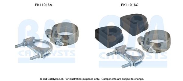 BM CATALYSTS Mounting Kit, soot filter Article number: FK11016 cheaply
