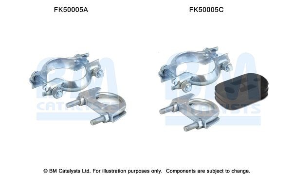 BM CATALYSTS Montagesæt, udstødningsrør Varenummer: FK50005 billige