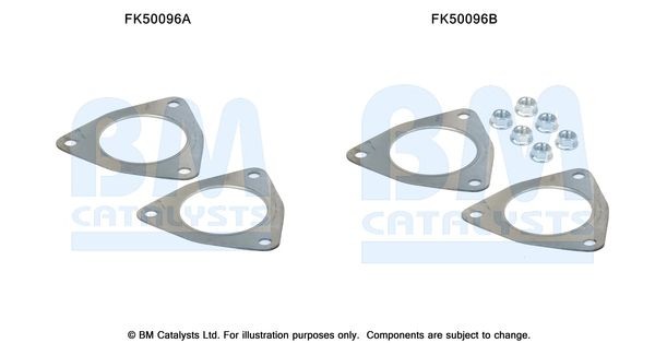 BM CATALYSTS Mounting Kit, exhaust pipe Article number: FK50096 cheaply