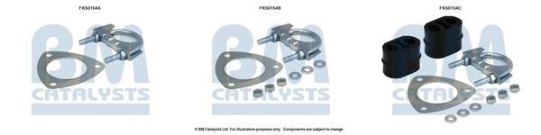 BM CATALYSTS Mounting Kit, exhaust pipe Article number: FK50154 cheaply