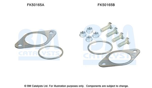 BM CATALYSTS Mounting Kit, exhaust pipe Article number: FK50165 cheaply