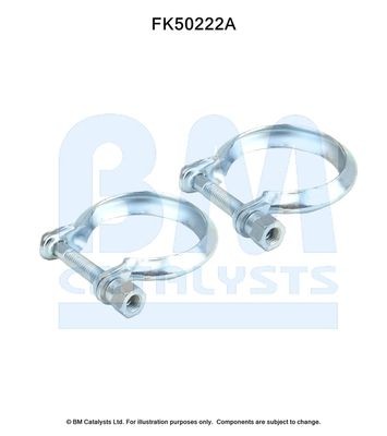 BM CATALYSTS Mounting Kit, exhaust pipe Article number: FK50222 cheaply